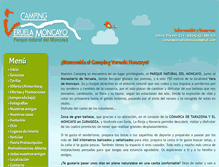 Tablet Screenshot of campingveruelamoncayo.com